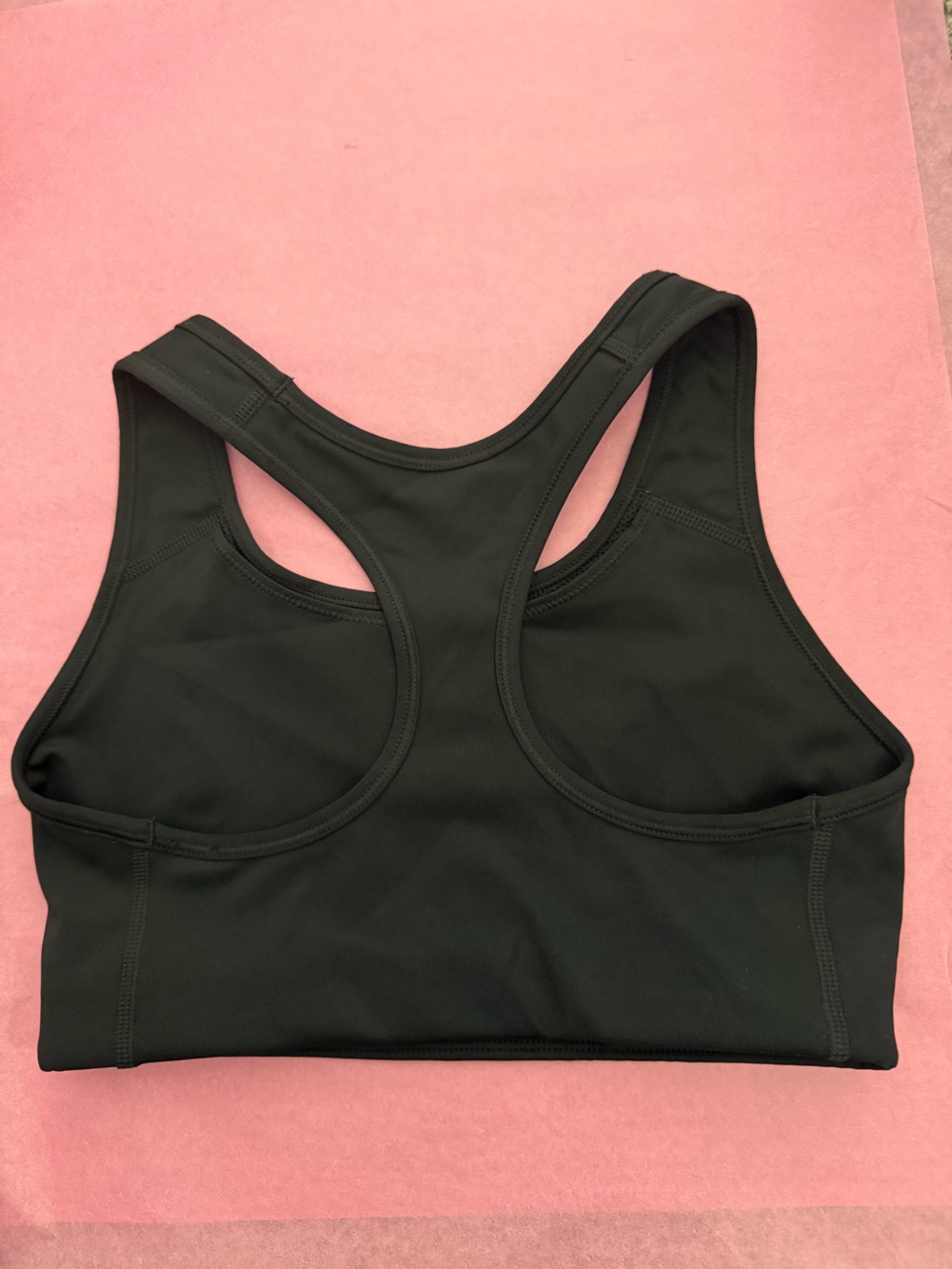 Small Nike Women's Black Dri-FIT Racerback Sports Bra - Picture 2 of 2